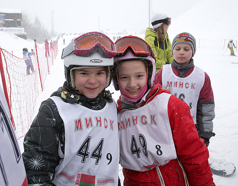 The World Snow Day is marked in the mountain ski center Solnechnaya Dolina.