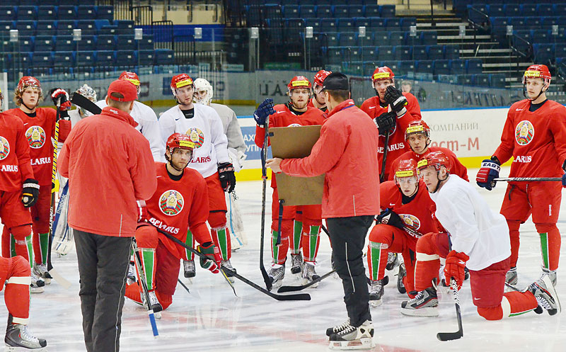 The Belarusian national ice hockey team has begun the preparation to the 2013 IIHF World Championship