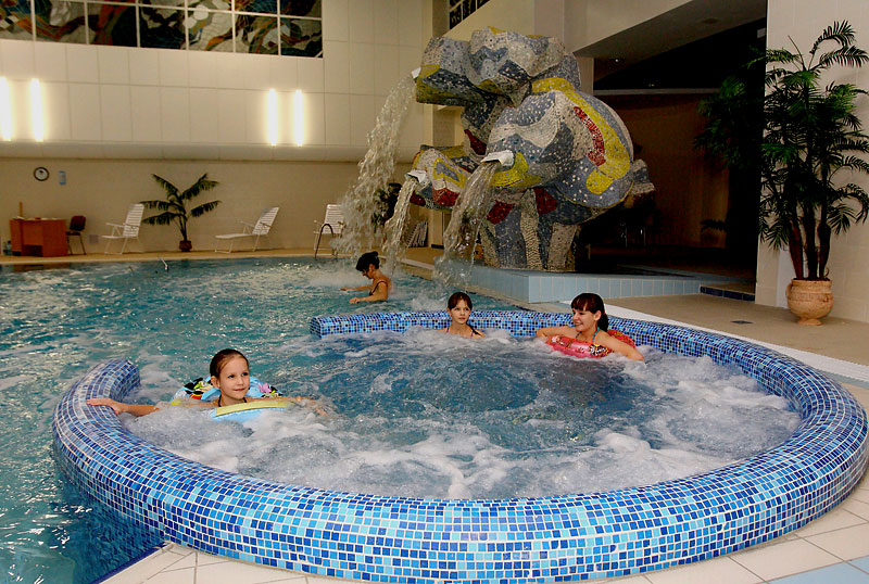 Aqua-park at Zhemchuzhina health resort owned by OAO Grodno Azot