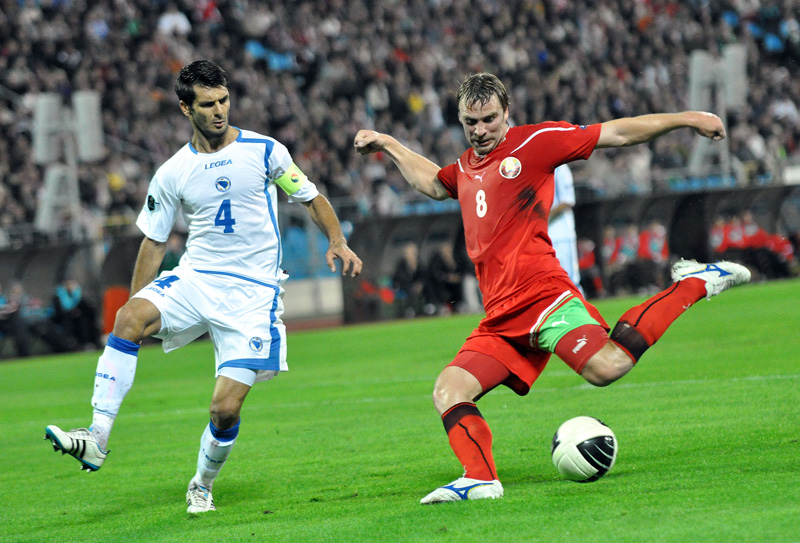 Euro 2012 qualification. Belarus vs. Bosnia and Herzegovina