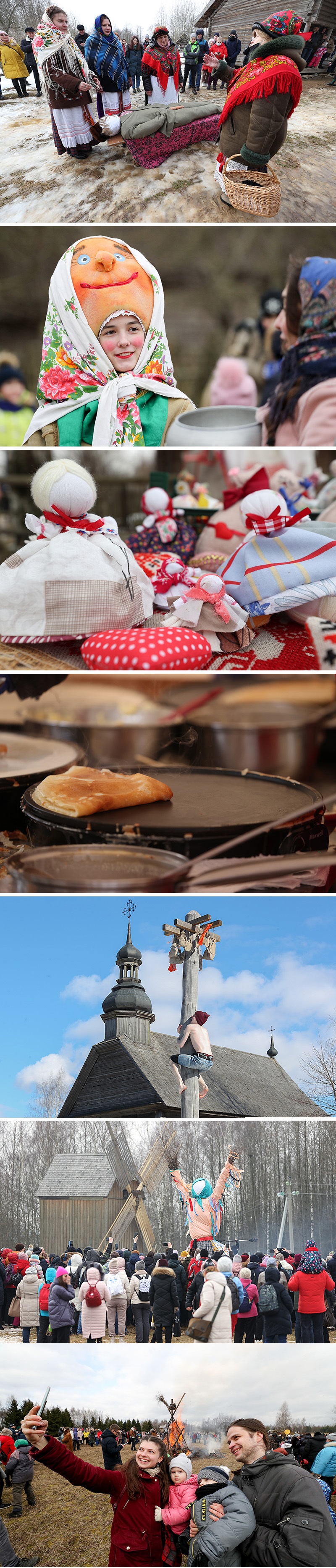 Maslenitsa festivities at Belarusian State Museum of Folk Architecture and Rural Lifestyle