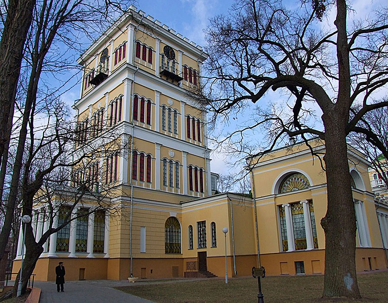 A watchtower of the Palace of the Rumyantsevs and the Paskeviches