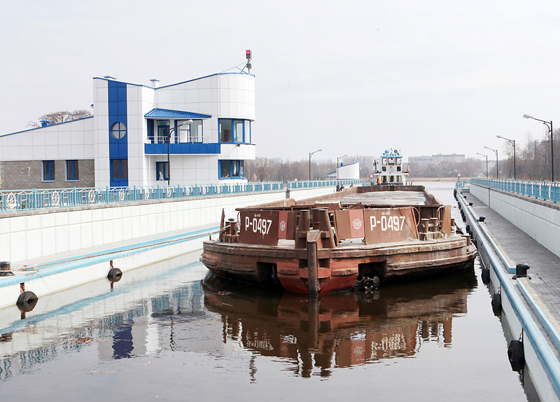 The river port in Brest