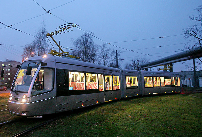 A tram in Minsk