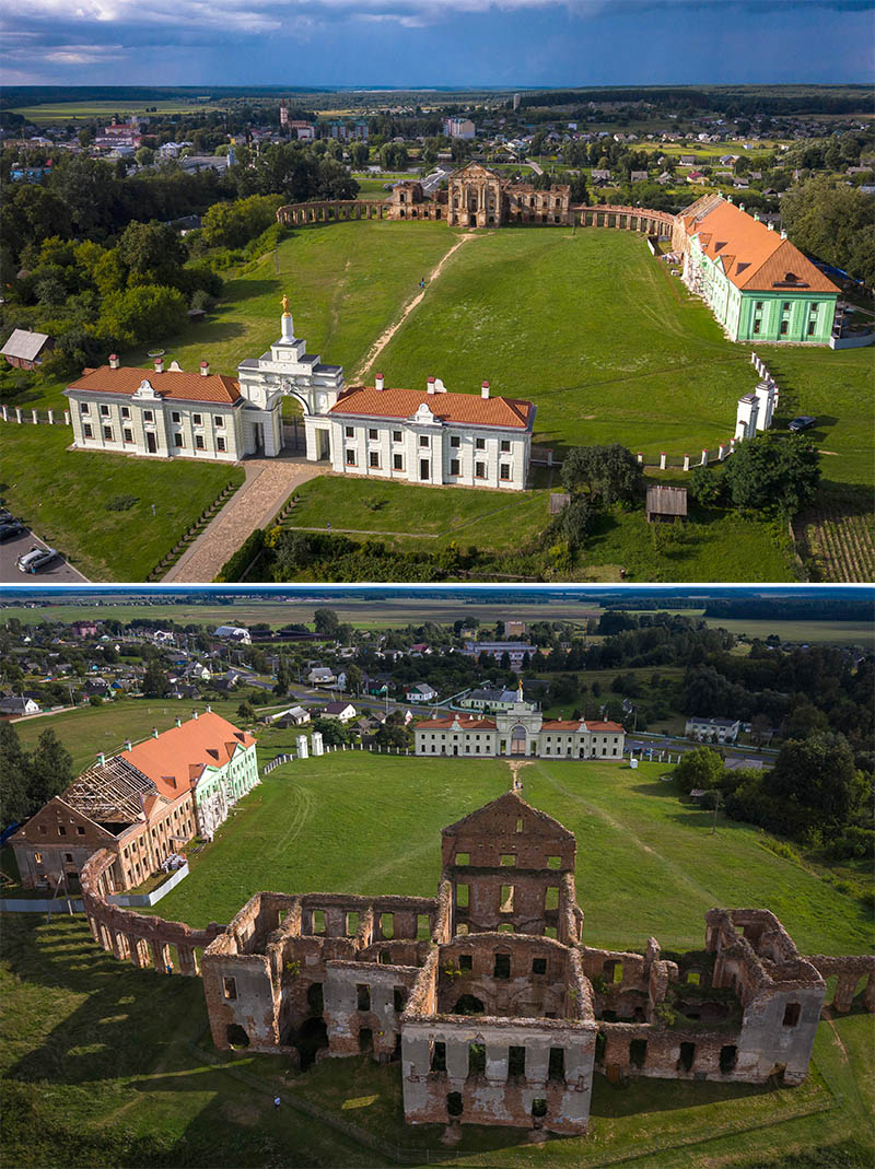 Памятник архитектуры XVII-XVIII веков Ружанский замок (2021 г.)