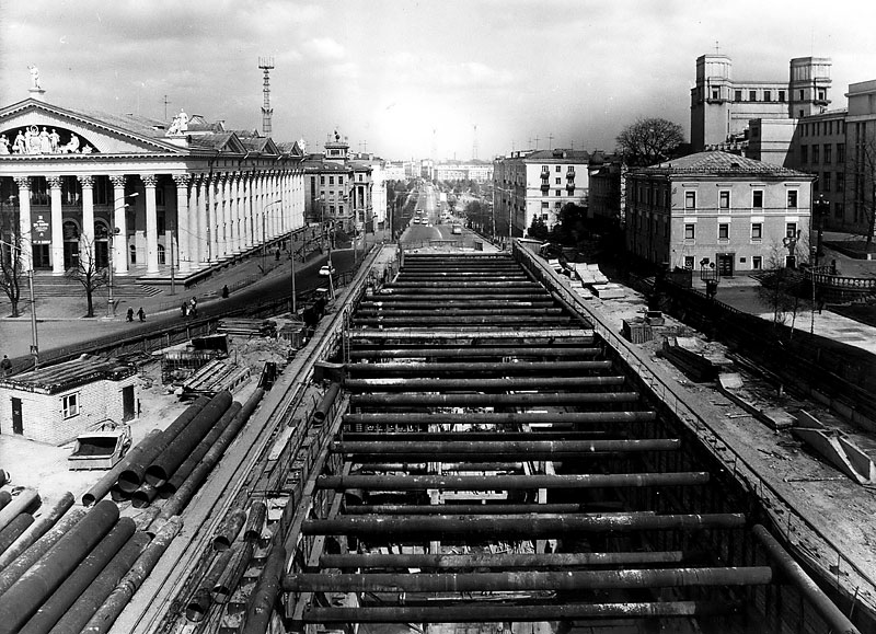 Construction of the Minsk metro