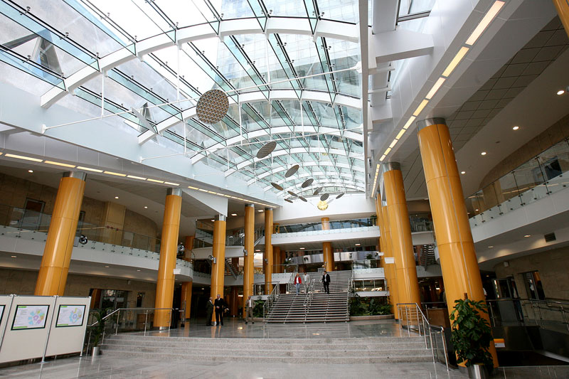 Entrance hall of the National Library
