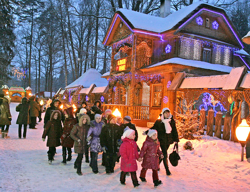 Residence of Father Frost in Belovezhskaya Pushcha