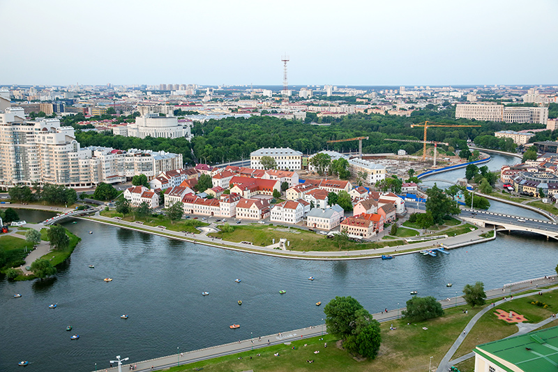 Троицкое предместье в Минске