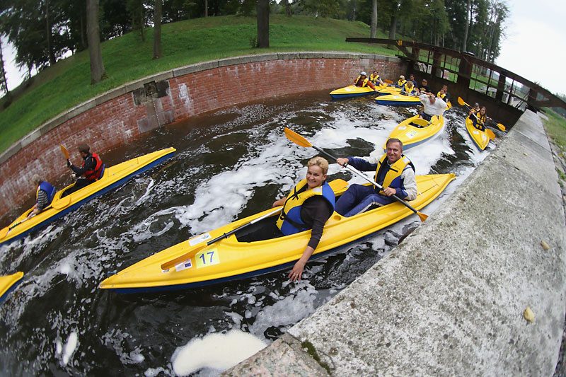 Kayaking on the Augustow Canal