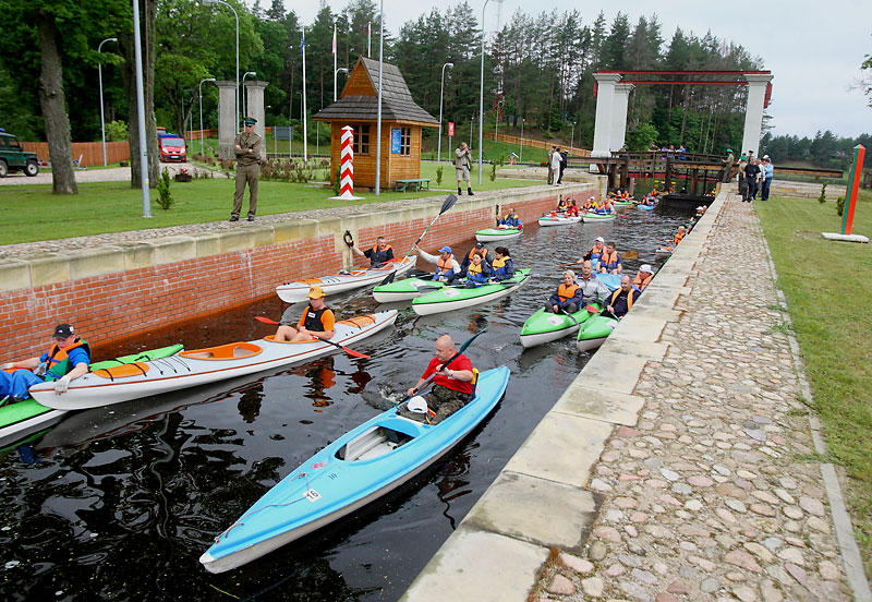 The international border checkpoint Lesnaya-Rudavka