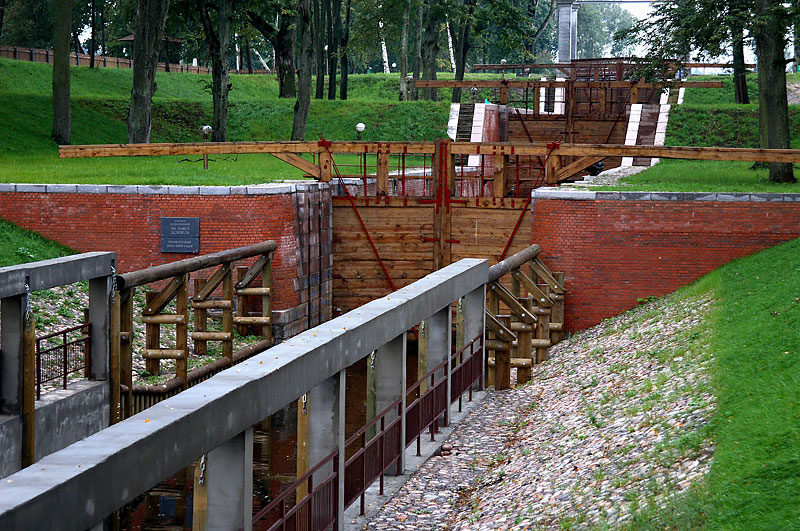 Nemnovo is the largest sluice of Augustow Canal