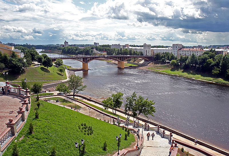 Kirov Bridge across the Western Dvina River
