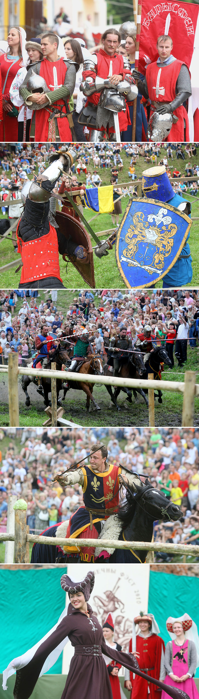 The medieval culture festival Novogrudok Castle