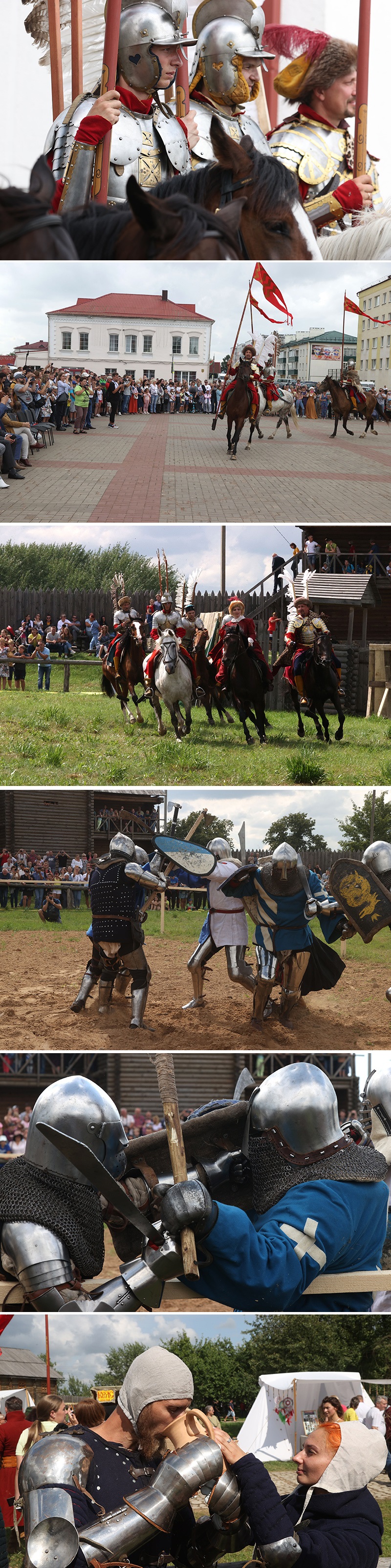 A knight festival in Mstislavl