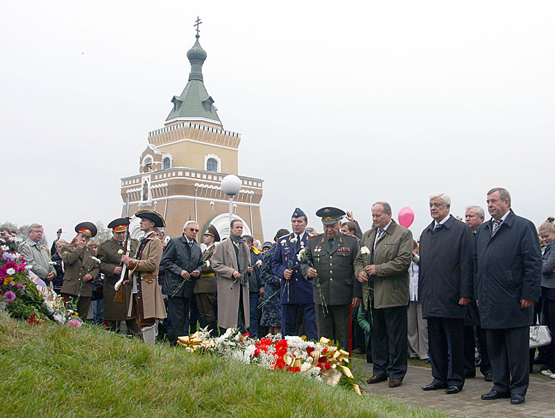 A requiem rally dedicated to the 300th anniversary of the Battle of Lesnaya (2008)