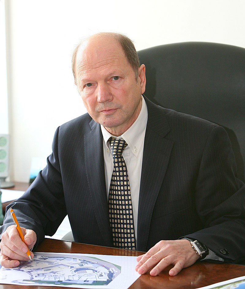 Prominent Belarusian architector, professor of the International Architecture Academy Viktor Kramarenko