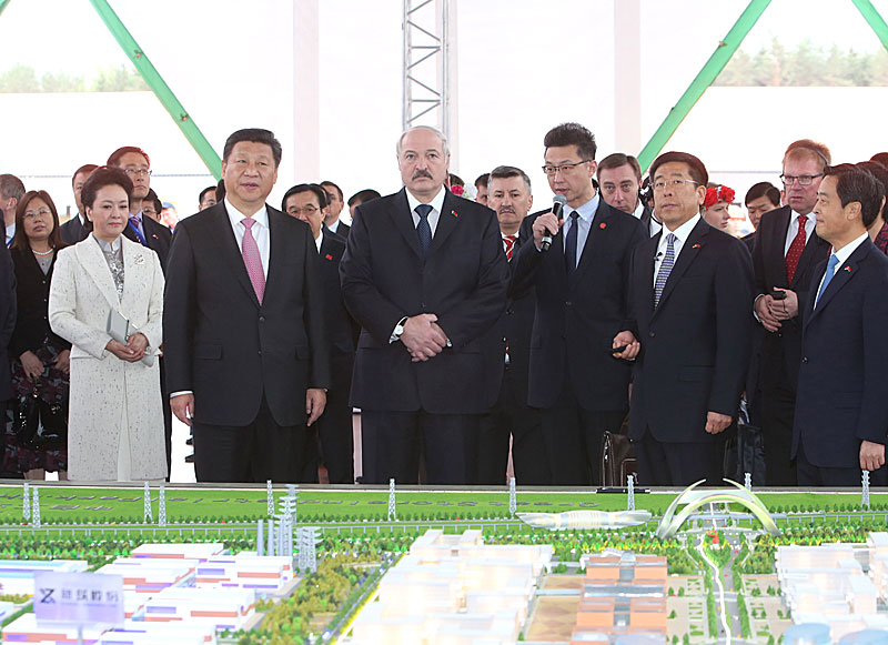 Первый этап строительства Китайско-белорусского индустриального парка 