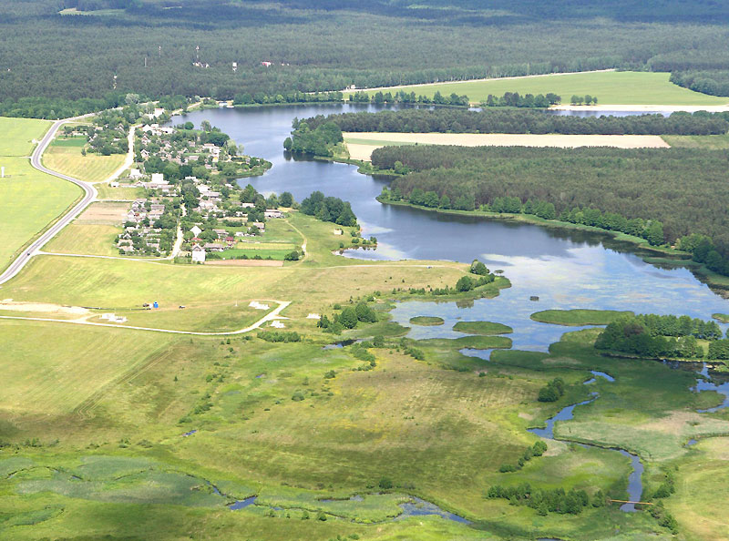 白俄罗斯自然景观， 森林、河流， 格罗德诺州