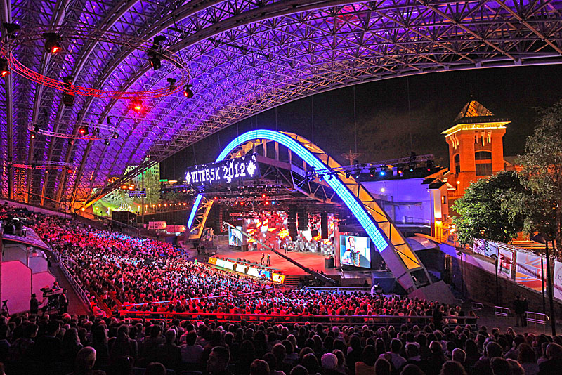 夏季圆形剧场—国际艺术节“维捷布斯克的斯拉夫集市”的主要舞台