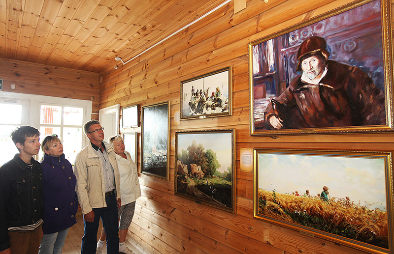 Exhibition of the Itinerants at the Ilya Repin Museum Zdravnevo