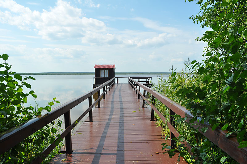 A finger jetty near Plavno Lake