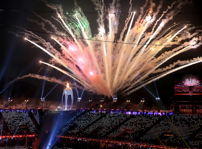 Церемония открытия XII Паралимпийских игр в Пхенчхане