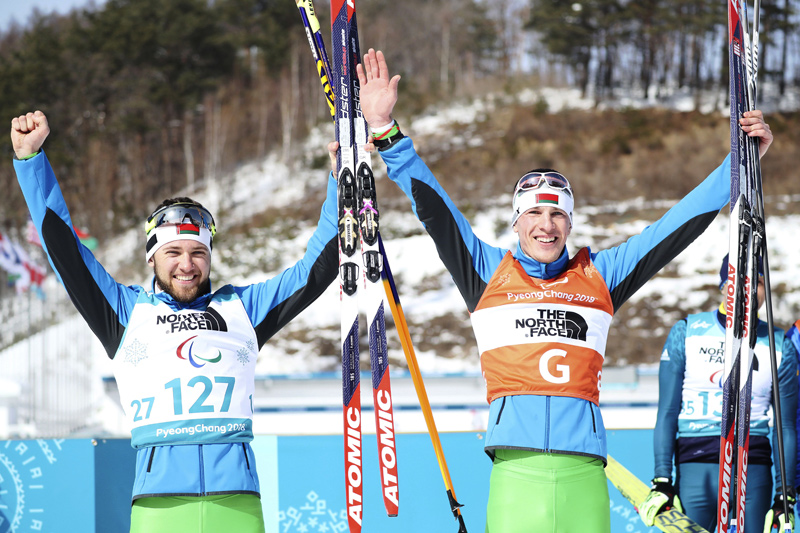 Yuri Golub and guide Dmitry Budilovich