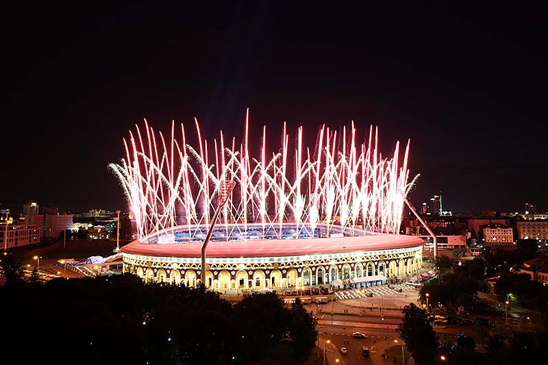 Открытие II Европейских игр на стадионе 
