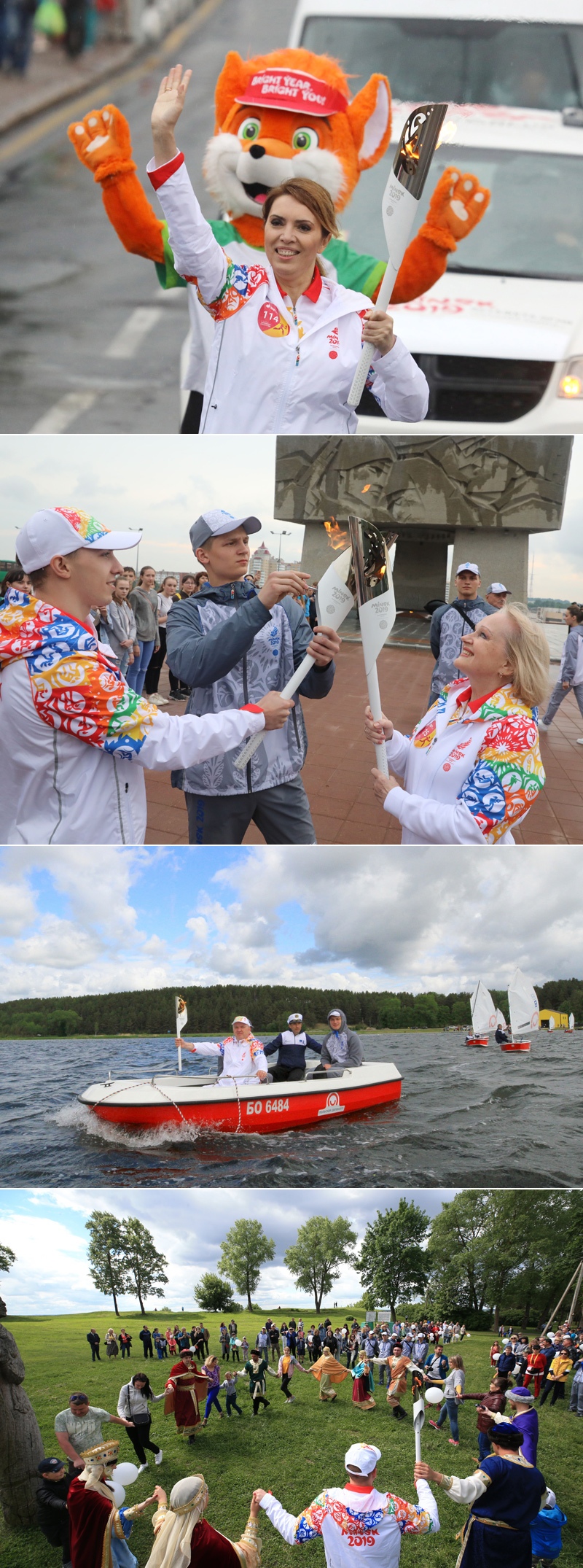 2nd European Games torch relay travels across Vitebsk Oblast