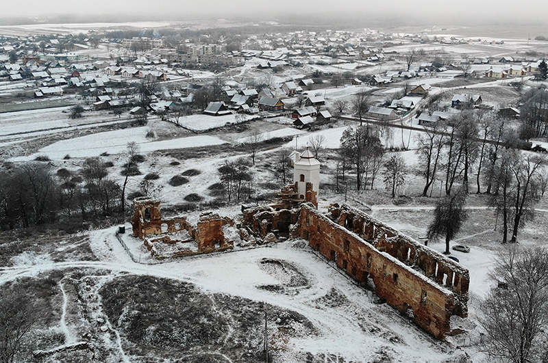 Golshany Castle. Agro-town of Golshany, Oshmyany district, Grodno Oblast