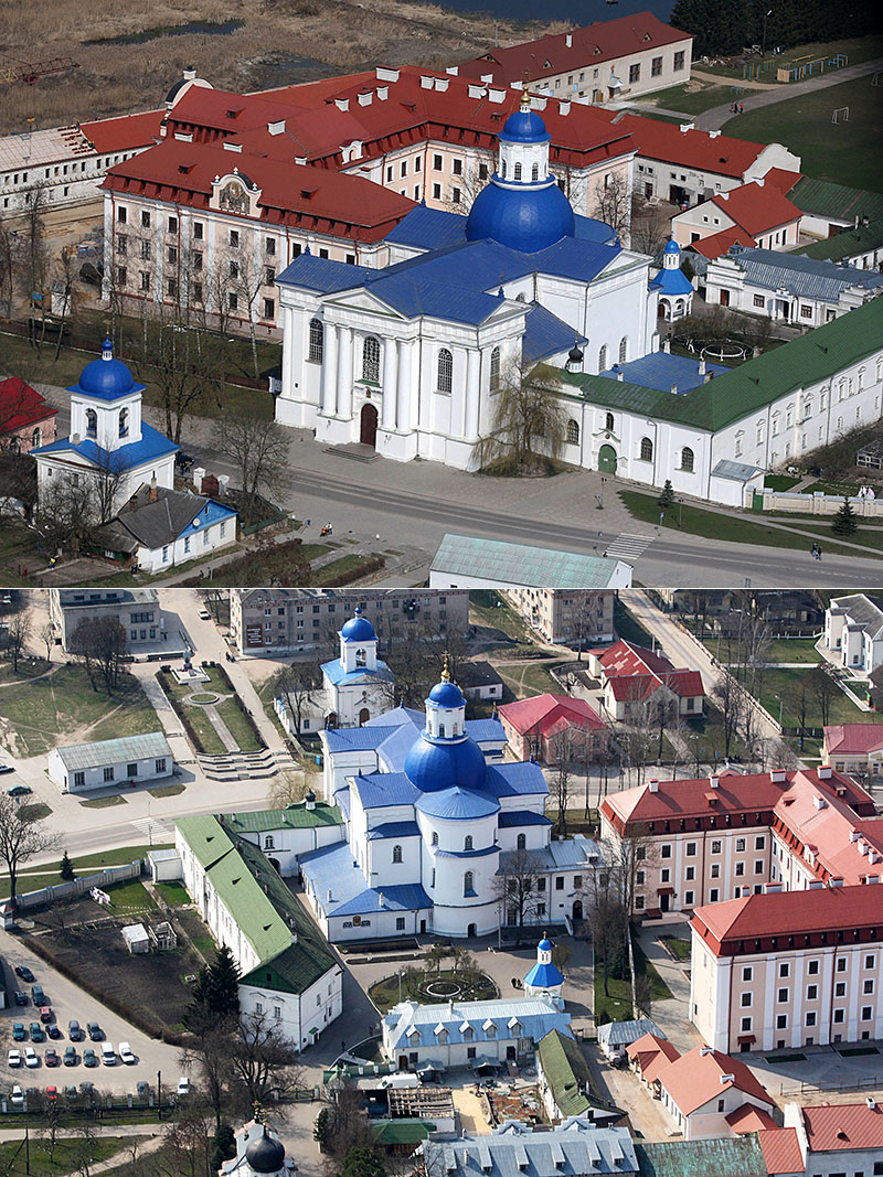 Zhirovichi Monastery from above