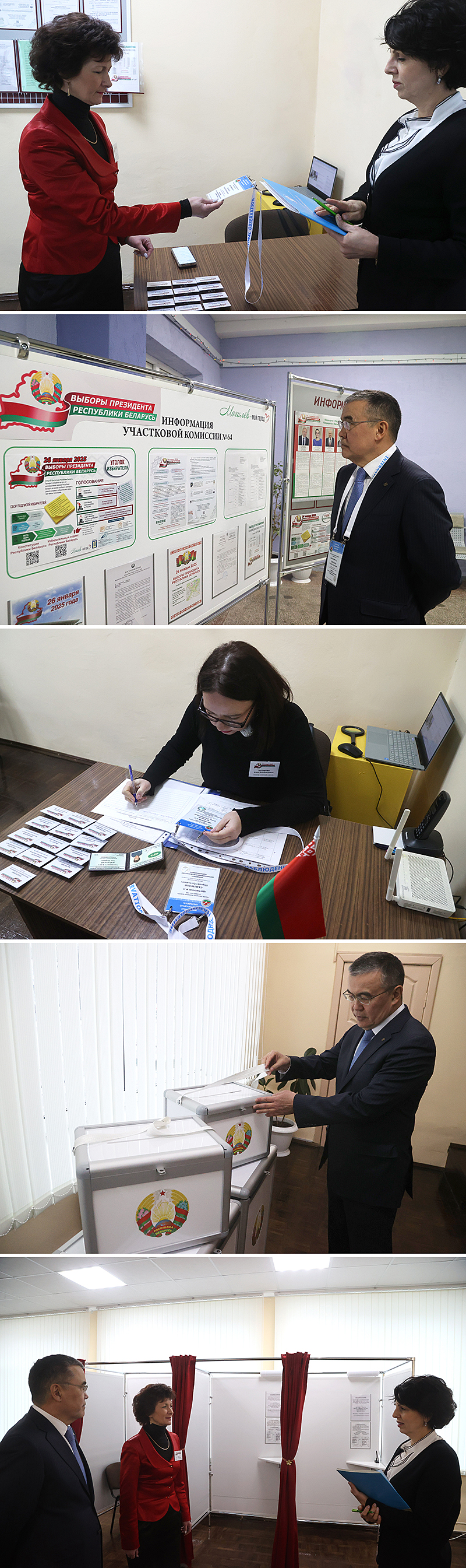 CIS observation mission examines preparations for the election in Mogilev