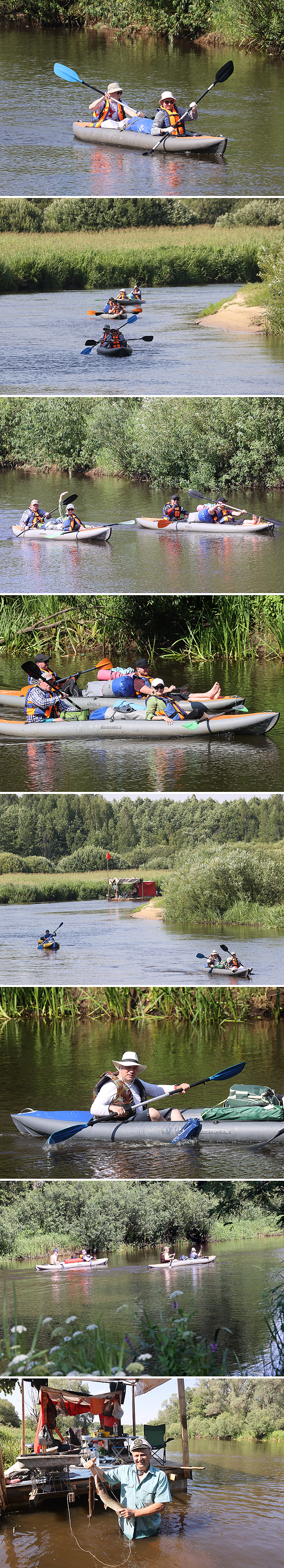 Турыстычныя сплавы па рацэ Пціч