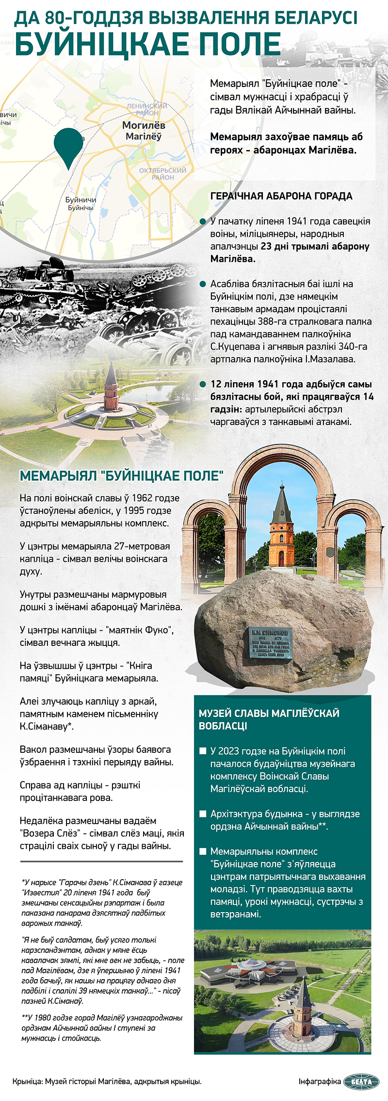 Да 80-годдзя вызвалення Беларусі. Буйніцкае поле