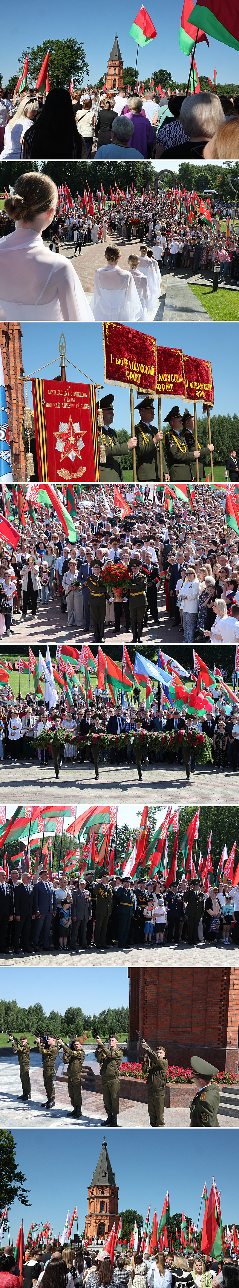 Дзень Незалежнасці на мемарыяле 