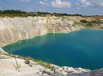 Chalk quarries (Volkovysk District, Grodno Oblast)