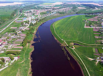 The Dnieper, the longest river in Belarus