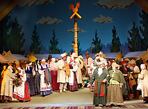 Nesterka play on stage of the Yakub Kolas National Academic Drama Theatre