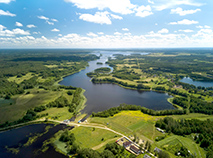 Lake Dolgoye in the Braslav Lakes National Park