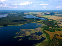 Lake Strusto on the territory of the Braslav Lakes National Park