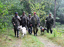 Hunting in Ozersk, Grodno region