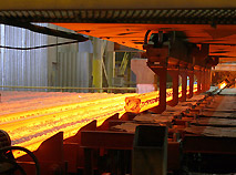 A workshop of the Belarusian Steel Works