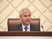 Chairman of the House of Representatives of the National Assembly of Belarus Vladimir Andreichenko