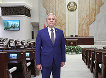 Chairman of the House of Representatives of the National Assembly of the Republic of Belarus of the eighth convocation Igor Sergeyenko