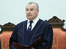 Presiding Judge of the Constitutional Court of Belarus Piotr Miklashevich