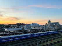 Railway station in Brest