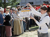 The shooting of Alexander Mitta’s movie under the working title “Miracle of Chagall” in Vitebsk in September 2012