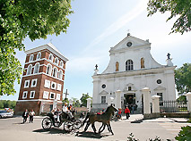 St Farny Polish Roman Catholic Church in Nesvizh (16th-century Baroque)