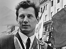 Алімпійскі чэмпіён па вольнай барацьбе, заслужаны майстар спорту СССР Аляксандр Мядзведзь